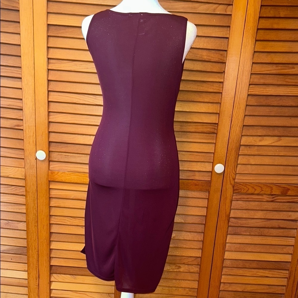 Hennes Collection Ruched Sexy Sheath Midi Dress Size 6 - Picture 4 of 9